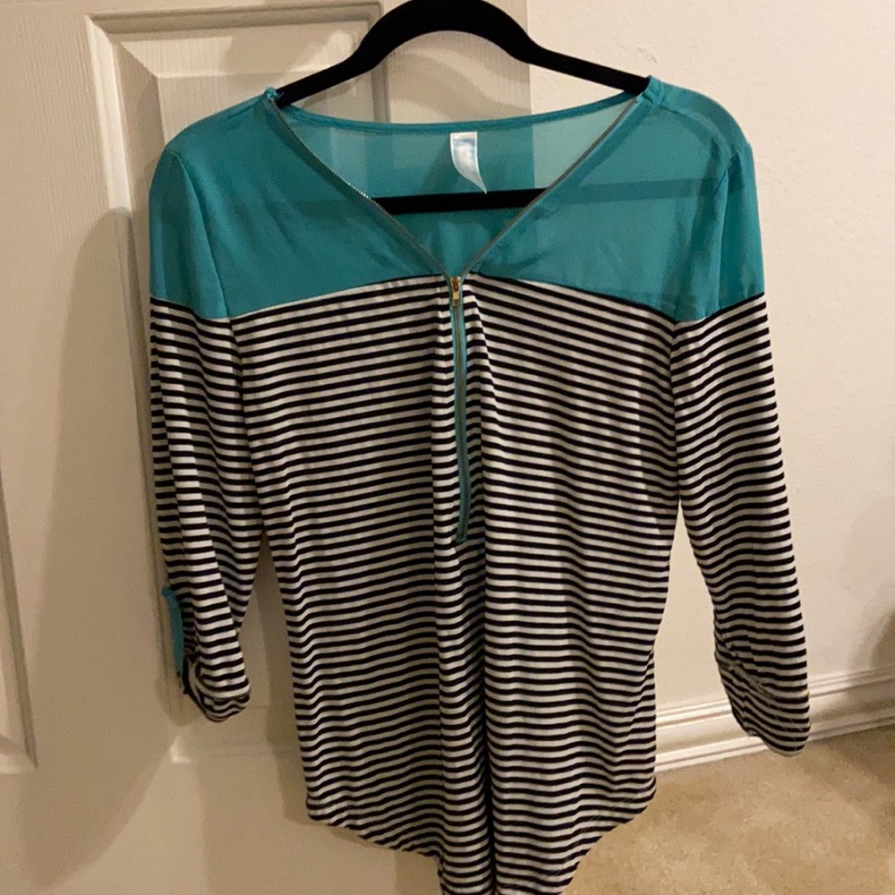 Ashley Blue Top